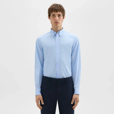 Theory Hugh Shirt In Cotton In Olympic