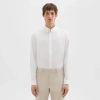 Theory Hugh Shirt In Cotton In White