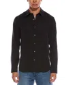Theory Irving Linen Button Down Shirt In Multi