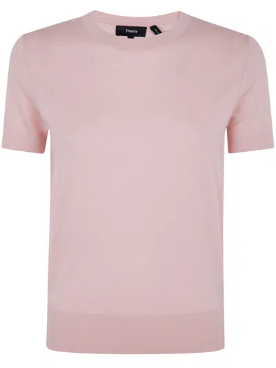 THEORY BASIC TEE P. REGAL WO,I1211701 Q2D BLUSH
