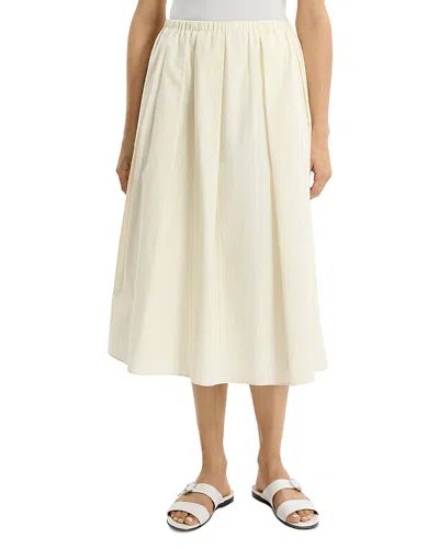Theory Irreg Flared Skirt In White