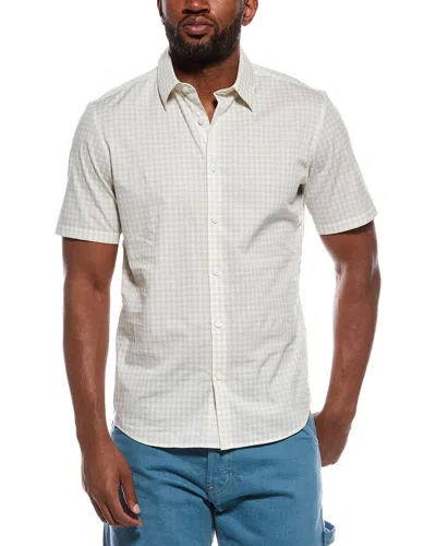 Theory Irving Button Front Shirt In Black