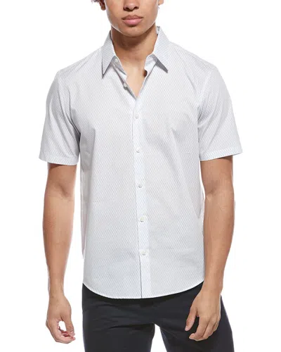 Theory Irving Hex Geo Shirt In Multi