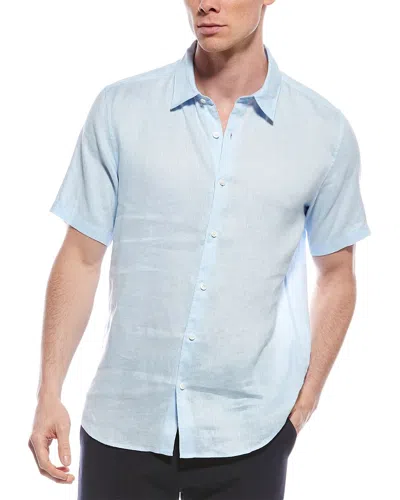 Theory Irving Linen Shirt In Multi