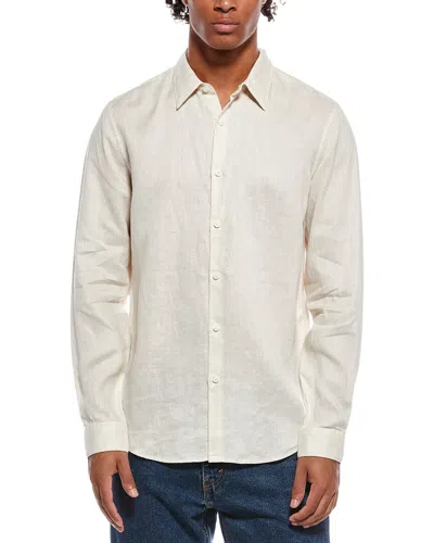 Theory Irving Linen Shirt In White