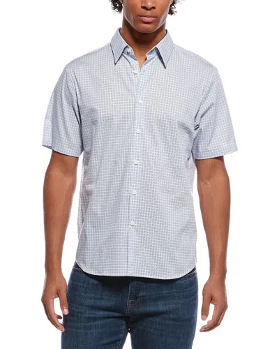 Theory Irving Mini Geo Shirt In Multi