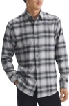 Theory Men's Irving Soft Plaid Sport Shirt In Vapor Melange