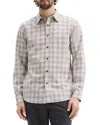 Theory Irving Wool Shirt In Brown