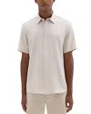 Theory Men's Irving Fluid Lyocell Short-sleeve Shirt In New Sand