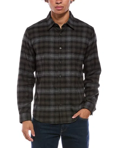 Theory Irving Shirt In Brown