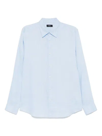 Theory Irving Shirt In Blue