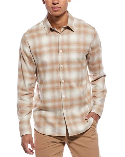 Theory Irving Shirt In Brown