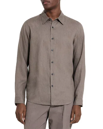 THEORY IRVING SHIRT IN RELAXED LINEN