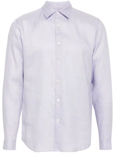 Theory Irving Shirt In Purple