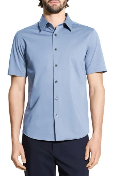 THEORY THEORY IRVING SHORT SLEEVE BUTTON-UP SHIRT