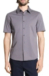 Theory Irving Short-sleeve Shirt In Structure Knit