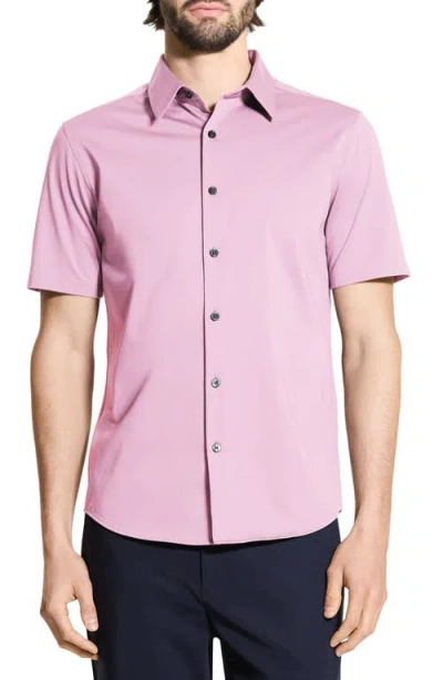 THEORY THEORY IRVING SHORT SLEEVE BUTTON-UP SHIRT