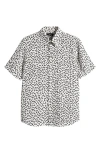 Theory Irving Shirt In White Multi