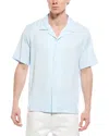 Theory Irving Sketch Shirt In Blue
