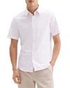 Theory Irving Short Sleeve Button-up Shirt In Dogwood