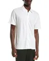 Theory Noran Cotton Regular Fit Button Down Shirt In White