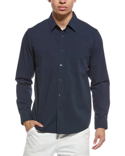 Theory Irving Spring Shirt In Blue