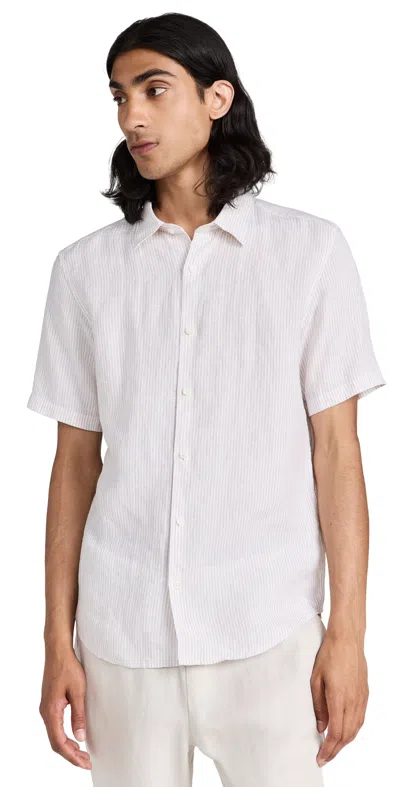 Theory Irving Pure Linen Shirt In White
