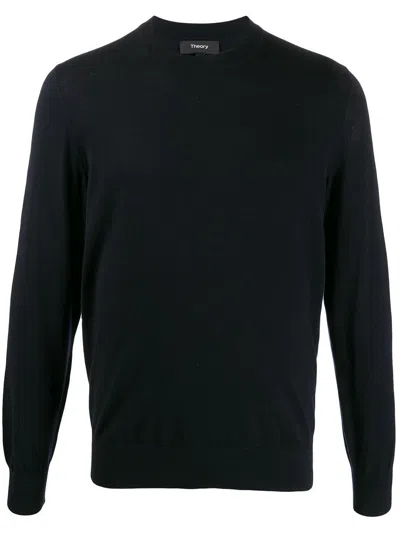 Theory J0781713 Crew Neck Regal In Black