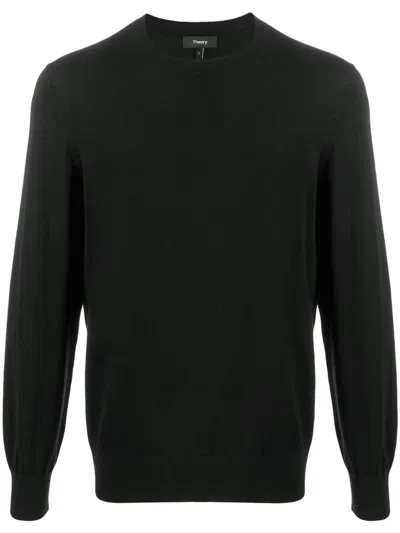 Theory J0781713 Crew Neck Regal In Black