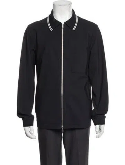 Pre-owned Theory Jacket In Blue