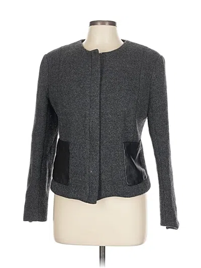 Pre-owned Theory Jacket In Gray