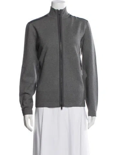 Pre-owned Theory Jacket In Gray