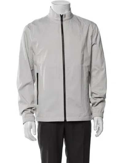 Pre-owned Theory Jacket In Gray