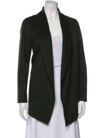 Pre-owned Theory Jacket In Green