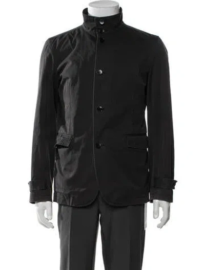 Pre-owned Theory Jacket In Green