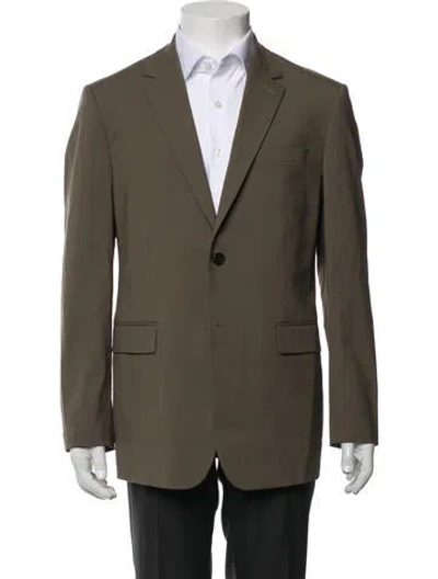Pre-owned Theory Jacket In Green