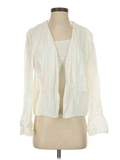 Pre-owned Theory Jacket In Ivory