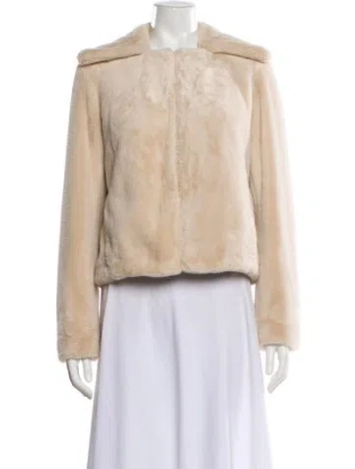 Pre-owned Theory Jacket In Neutral