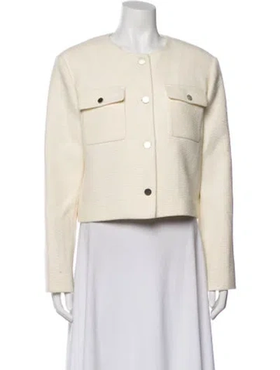 Pre-owned Theory Jacket In Neutral