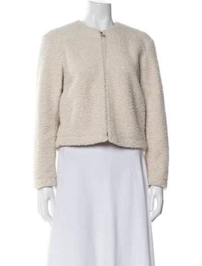 Pre-owned Theory Jacket In Neutral