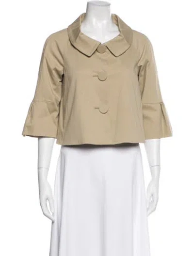 Pre-owned Theory Jacket In Neutral