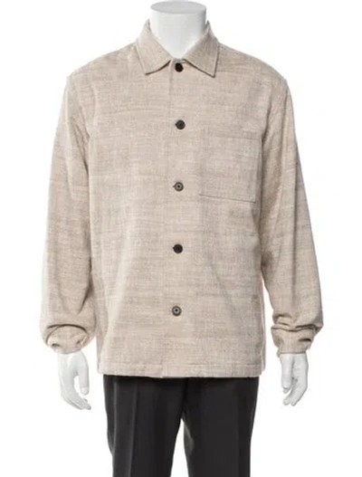 Pre-owned Theory Jacket In Neutral