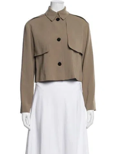 Pre-owned Theory Jacket In Neutral
