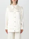 Theory Crinkled-finish Button-up Jacket In Neutral