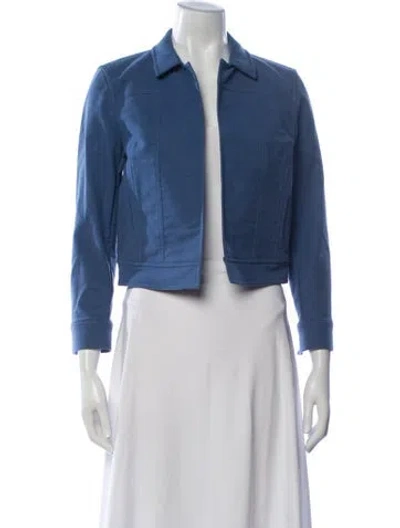 Pre-owned Theory Jacket W/ Tags In Blue