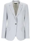 Theory Admiral Crepe Staple Blazer In Blue