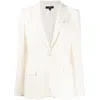 Theory Tailored White Blazer Staple B In White