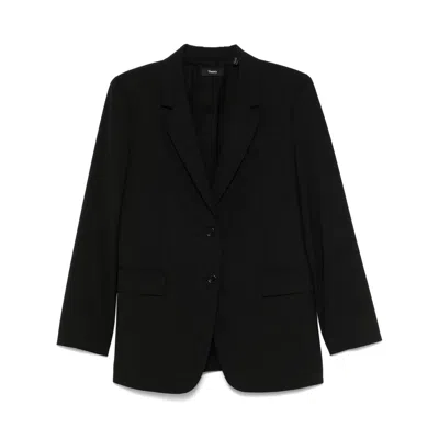 THEORY JACKETS BLACK