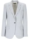 Theory Admiral Crepe Staple Blazer In Blue