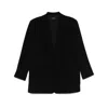 Theory Rolled-sleeve Shawl Collar One-button Jacket In Multicolor